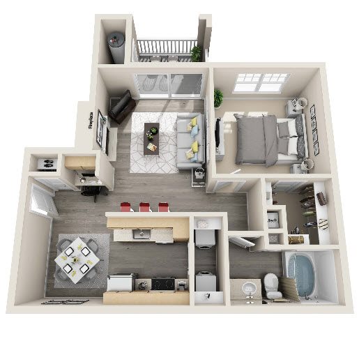 The Ashborough_Ashburn VA_Floor Plan_A250ash_One Bedroom One Bathroom The Ashborough_Ashburn VA_Floor Plan_A250ash_One Bedroom One Bathroom